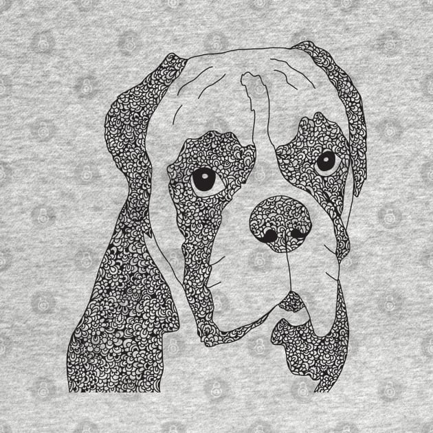 Boxer Dog by HayleyLaurenDesign